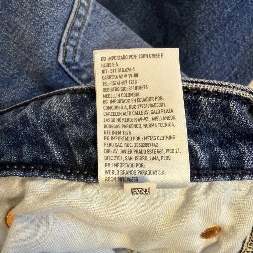 American Eagle Airflex Athletic Straight Blue Stretch 5-Pocket Men's Jeans 34X32